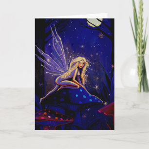 Feria mágica de la luz de la luna - Tarjeta de sal