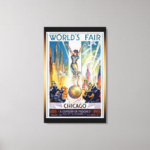 Feria Mundial de Chicago 1933 - Arte Deco Retro Vi