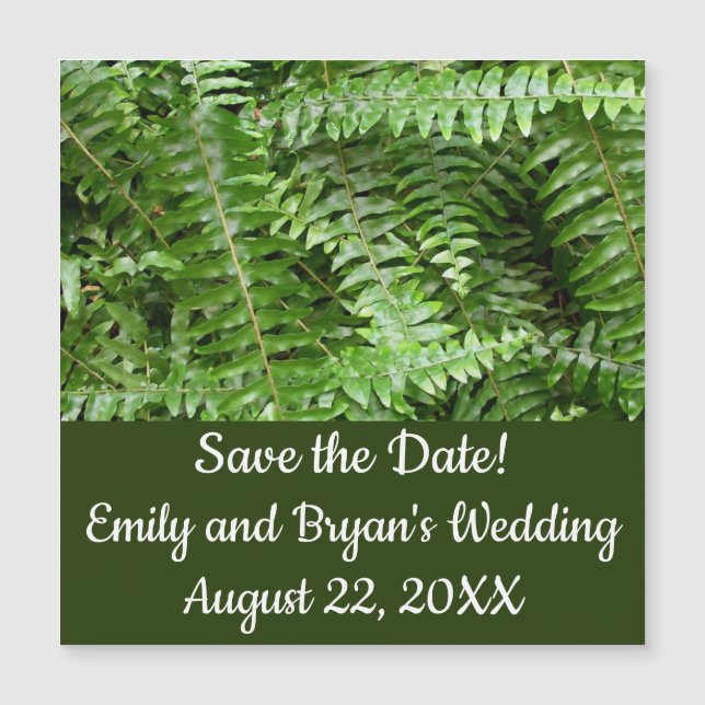 Fern Fronds I Green Nature (Anverso)