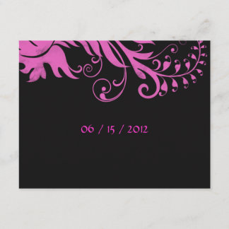 Fern RSVP de desplazamiento rosa