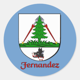 Fernandez Family Shield Pegatinas