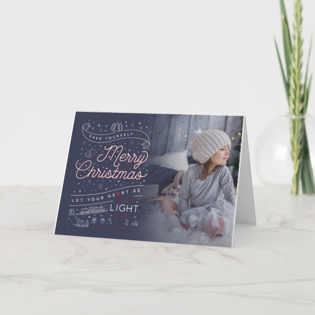 FEROSAS PEQUEÑAS NAVIDADES / Tarjeta plegada (Anverso)