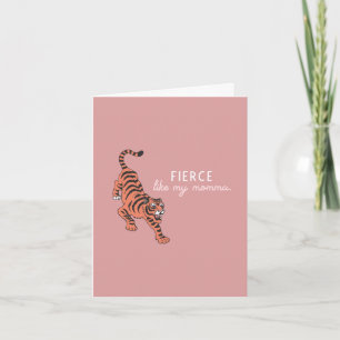 Feroz como la tarjeta del día de mi mamá-madre