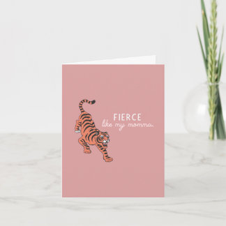 Feroz como la tarjeta del día de mi mamá-madre