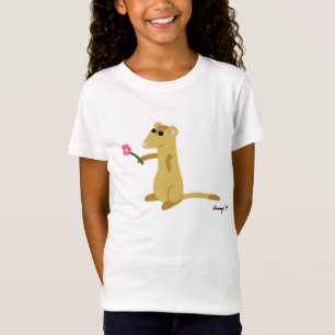 Ferret Con Camisetas De Flor