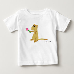 Ferret Con Camisetas De Flor