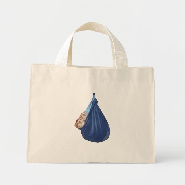 Ferretes En Una Bolsa De Tote Durmiente (Frente)