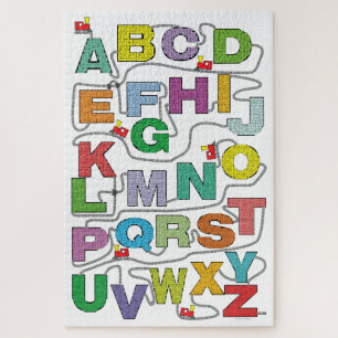 Ferrocarril Alphabet Maze Puzzles