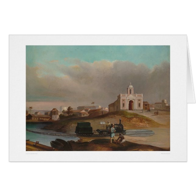 Ferrocarril de Aspinwall California (1160) (Anverso (Horizontal))