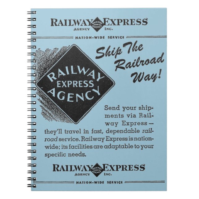 Ferrocarril expreso; Envíe el cuaderno de la (Frente)
