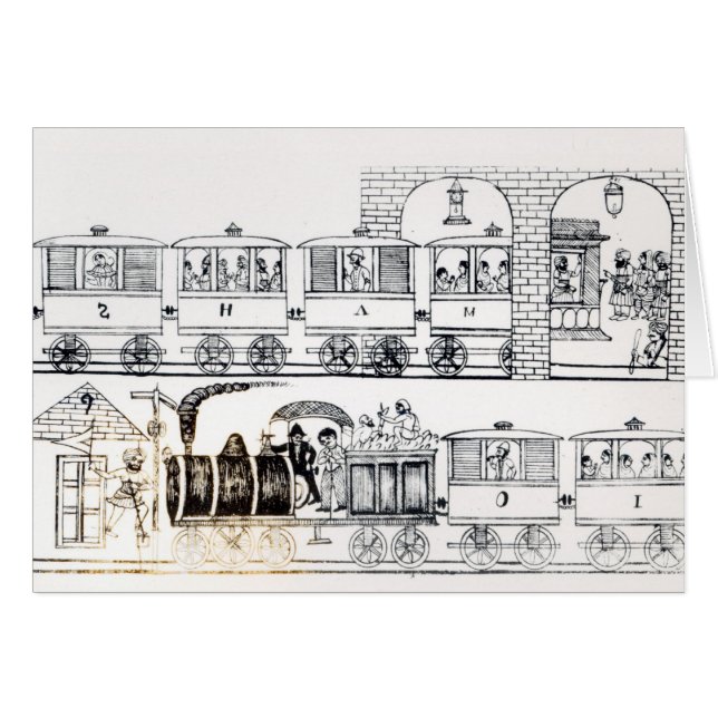 Ferrocarril indio (Anverso (Horizontal))