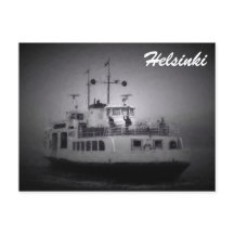 Ferrocarril Suomenlinna (Helsinki) en postal antin