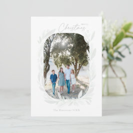 Ferry Christmas Boho Watercolor Wreath Frame Light