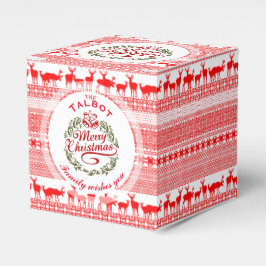 FERRY CHRISTMAS Caja de favores personalizada trad