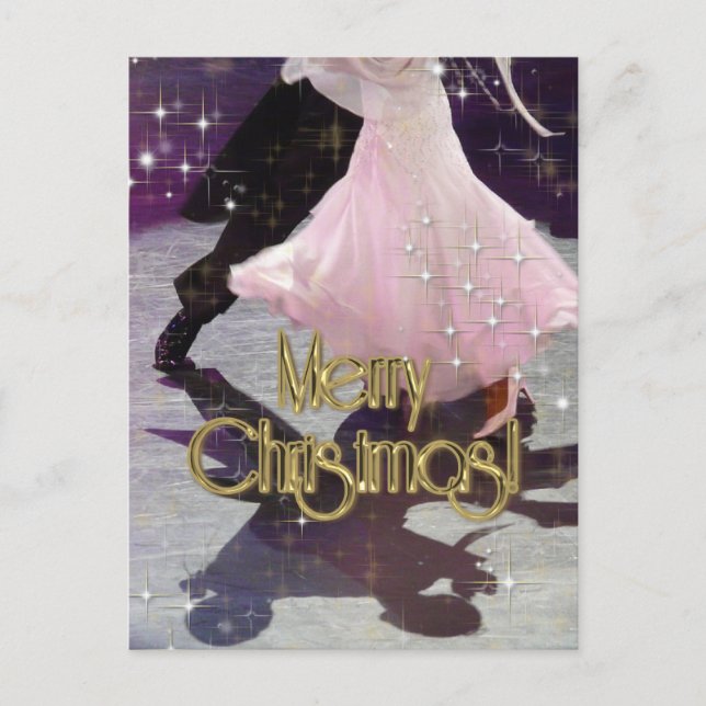 Ferry Christmas Dancers PERSONALIZADO postal (Anverso)