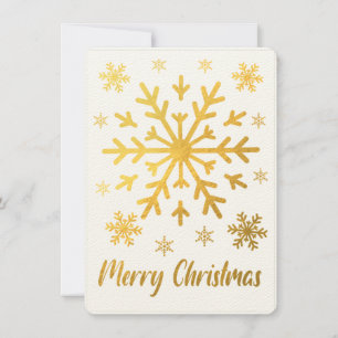 Ferry Christmas Gold Snowflakes Blands Cards