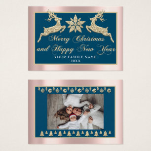 Ferry Christmas Happy New Year Name Photo Frame