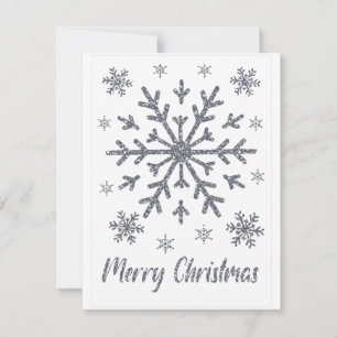 Ferry Christmas Silver Snowflakes Blands Cards