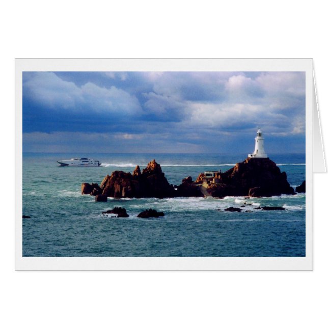FERRY PASSES CORBIERE LIGHTHOUSE (Anverso (Horizontal))