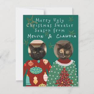 Ferry Ugly Sweater Season Tus Gatos personalizados