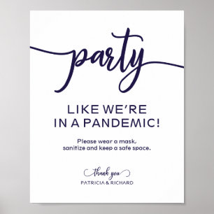Festeja como si estuvieras en una pandemia Señal d