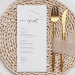 Festejemos el Minimalista menú Boda moderno<br><div class="desc">Elegante menú Boda de 4 x 9" Carta plana con caligrafía elegante Menús de Boda de comida y bebida | Caligrafía Simple Menús Bodas Rústicos Bodas,  Menú Boda Rústico,  Menú Vegetación Floral,  Menú Tabla Boda</div>