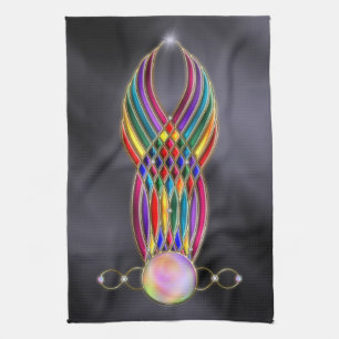 Festín de joyas toalla de cocina