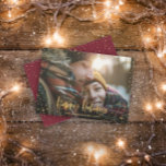 Festín de vacaciones felices de oro foto tarjeta d<br><div class="desc">Dorado feliz vacaciones estrellas foto tarjeta de vacaciones. Con un texto de guión y un diseño de efecto dorado,  el color de fondo se puede cambiar para adaptarse a tu estilo.</div>