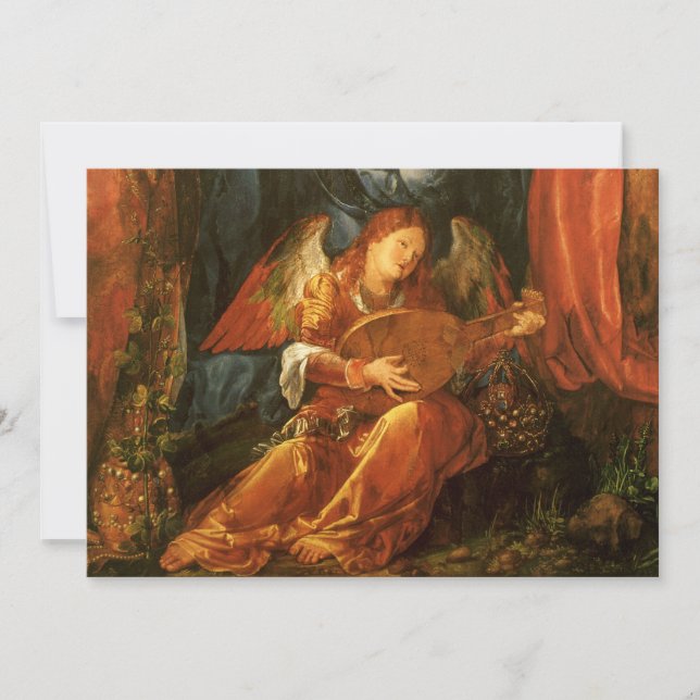 Festín del Ángel de las Garlands Rosa por Albrecht (Anverso)