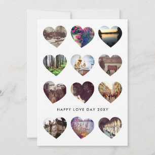 Festiva 12 Tarjeta de amor para El día de San Valentín de