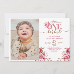 FESTIVA 1.ᵉʳ CUMPLEAÑOS PEQUEÑA TARJETA CONTESTABLE