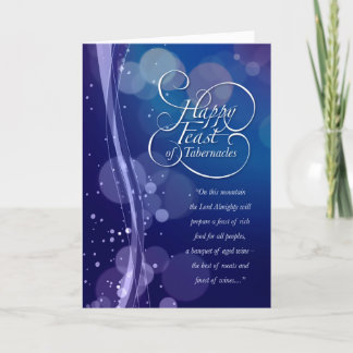 Festiva 25:6 de Isaías - tarjeta de 8 banquetes