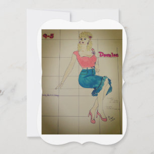 Festiva 9 a 5: Tarjeta de felicitación DoraLee