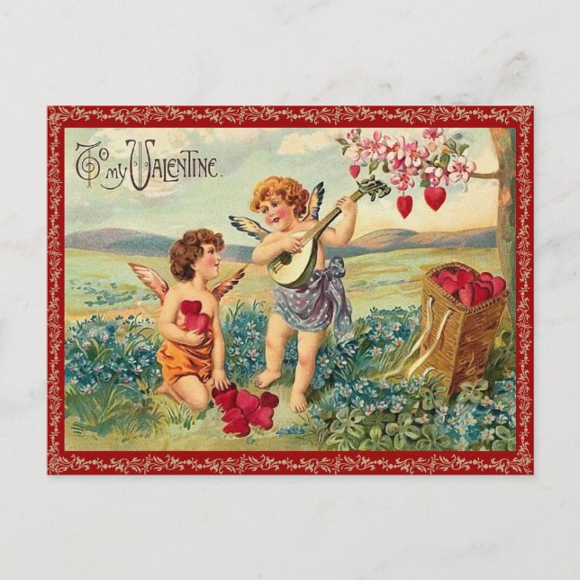 Festiva A mi postal de San Valentín (Anverso)