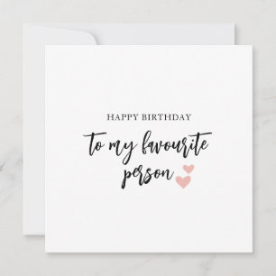 Festiva A mi tarjeta de cumpleaños de persona favorita