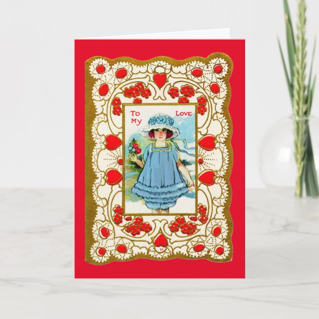 Festiva A mi tarjeta de San Valentín de amor (Anverso)