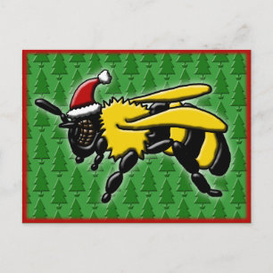Festiva Abeja feliz, postal