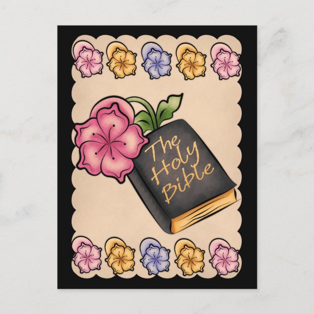 Festiva Adorable postal de Pascua (Anverso)