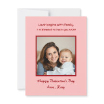 Adorable tarjeta de San Valentín para niños