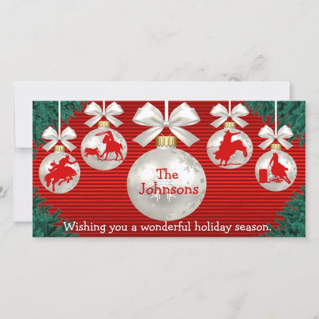 Festiva Adornos de Rodeo Fronja Fronteriza Tarjeta de Fond (Anverso)