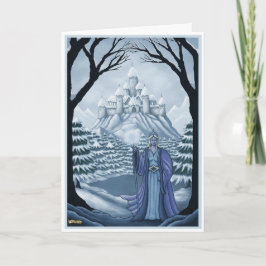 Festiva alcohol de la tarjeta de felicitación del invierno