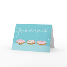 Alegría a la tarjeta de felicitación de los