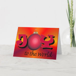 Festiva Alegría a la tarjeta de felicitación mundial