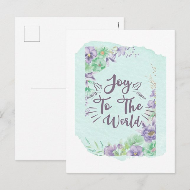 Festiva Alegría por la postal mundial (Anverso / Reverso)