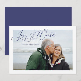 Festiva Alegría por la tarjeta de vacaciones de los Navida