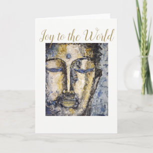 Festiva Alegría por la tarjeta de vacaciones World Buddha