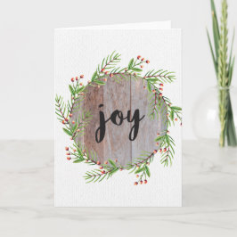 Festiva Alegría - Tarjeta de felicitación para Navidades