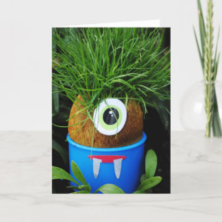 Festiva Alien en mi tarjeta de jardín