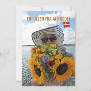 Festiva ALS ODDE, tarjeta de felicitación de Dinamarca!