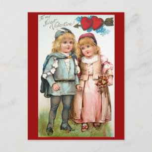 Festiva Amantes de la postal de la antigüedad de la